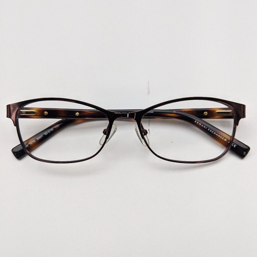 🕶️ Armani Exchange AX1010-6001 Cat Eye Eyeglasses 53/16-140 / ALG652🕶️